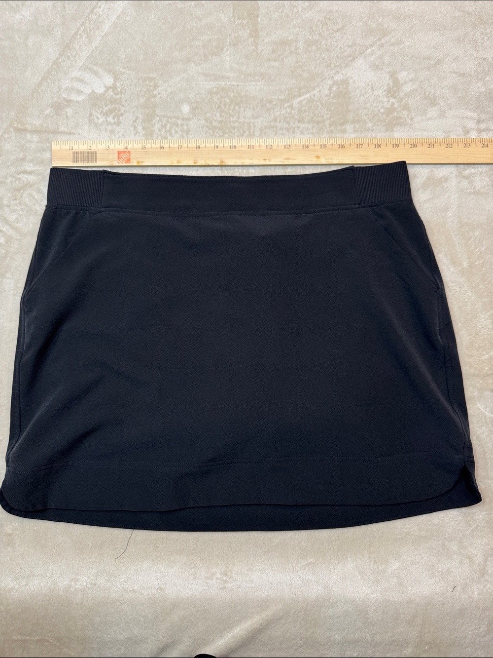 Black Women’s Active Skort with Built-In Shorts